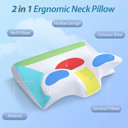 Ergonomic Memory Pillow - Posturial Posturial Gray Posturial