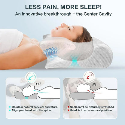 Ergonomic Memory Pillow - Posturial Posturial Gray Posturial